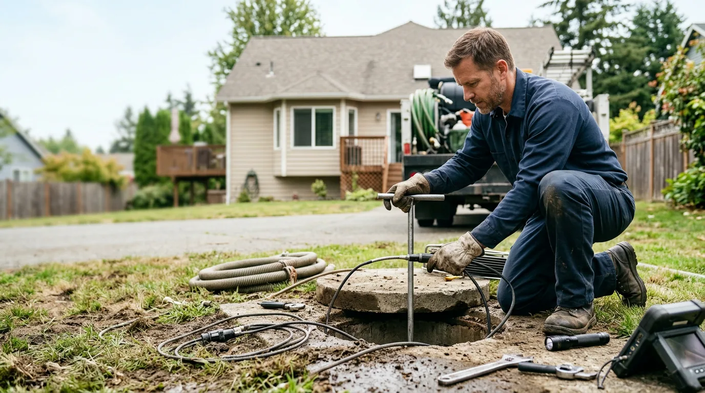 Septic Tank Pumping in May, ID